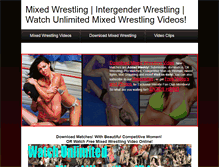 Tablet Screenshot of mixedwrestling-video.com